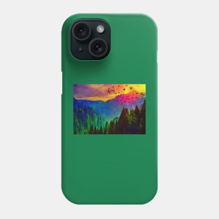Sunset In The Valley Phone Case
