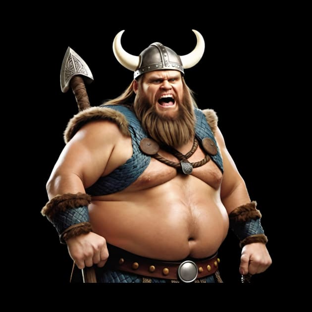 Jim Carrey, A fat Viking warrior by Human light 