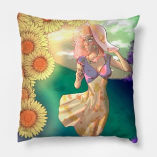 Shining Sunflower Pillow