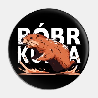 Bobr Meme - Funny Beaver Pin