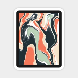 Liquid abstract painting 89 Magnet