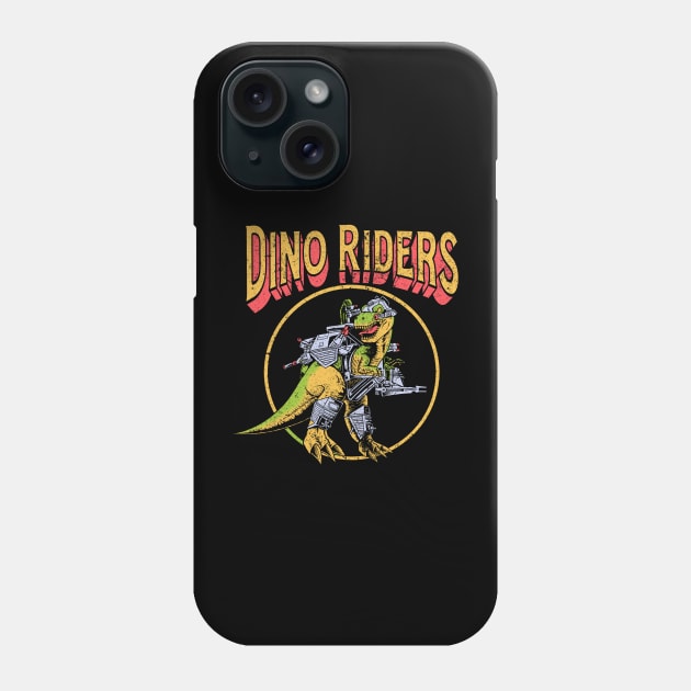 Dino-Riders The Adventure Begins 1988 Phone Case by asterami