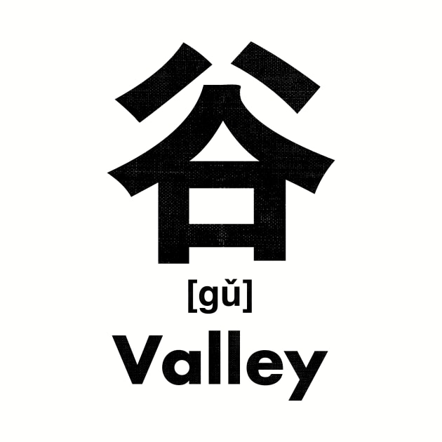 Valley Chinese Character (Radical 150) by launchinese