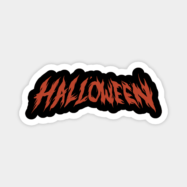 Halloween Type Magnet by dezeight