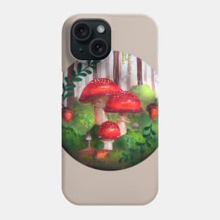 Fly agaric mushroom Phone Case