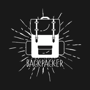 Minimalist Vintage Backpacker T-Shirt