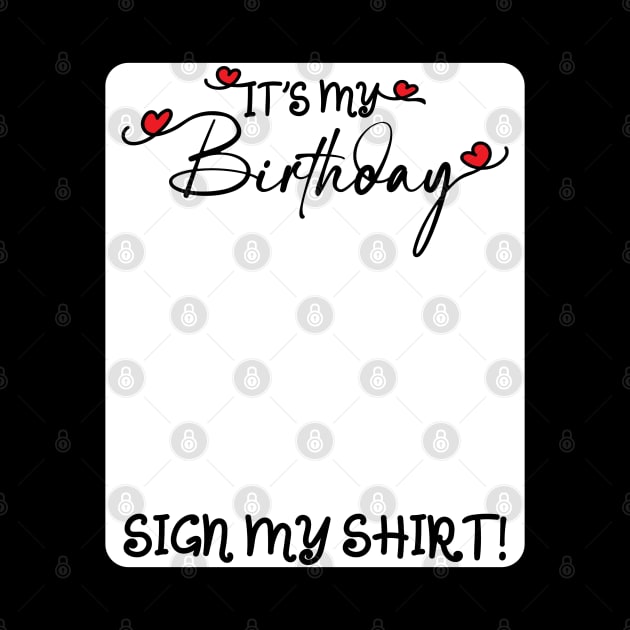 It's My Birthday Years Old Birthday Party Sign My by Asg Design