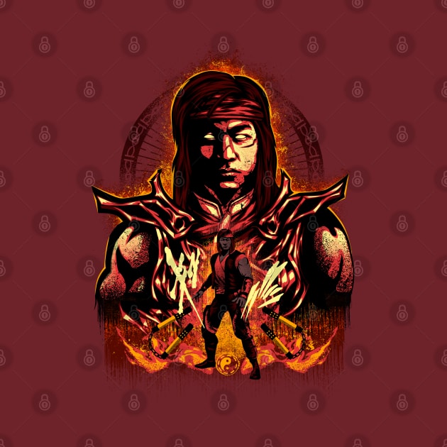 Attack of Liu Kang by plonkbeast