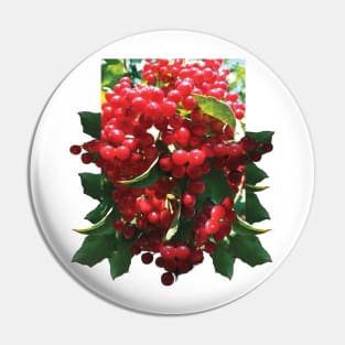 Viburnum Plant Pattern Design Pin