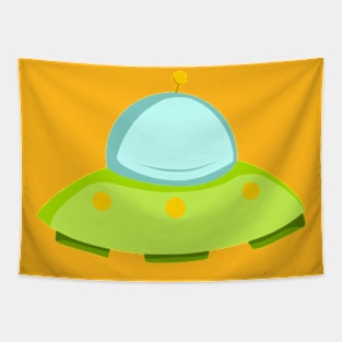 Cute UFO Tapestry