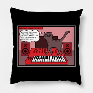 Synth Cat Pillow