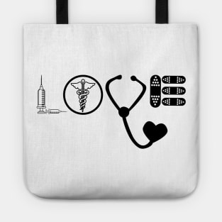 Love Helping People, Nurse Doctor Shirt Tote