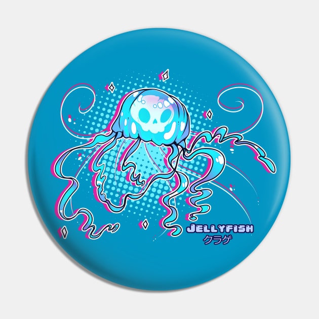 Jellyfish Pin by Yukipyro