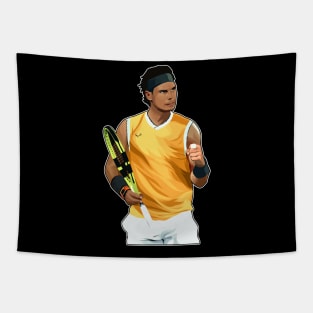 Rafael RF Nadal React Scores Tapestry