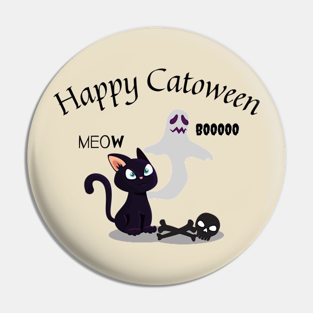 Meow I mean BOO! Catoween Pin by UPSTORE-TP