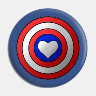 Shield My Heart Pin