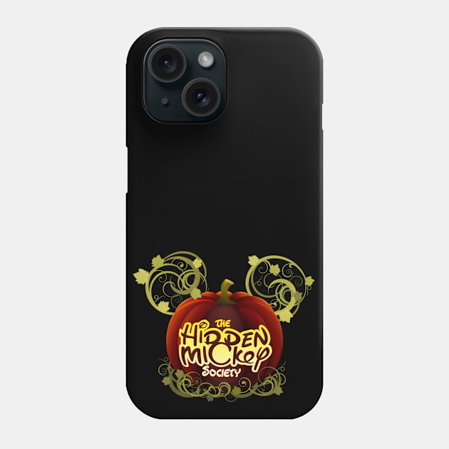 HMS Pumpkin with Vines Logo Phone Case by hiddenmickeysociety