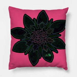 Neon Blossom Pillow