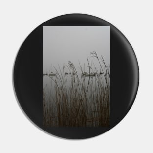 Lakes: mist Pin