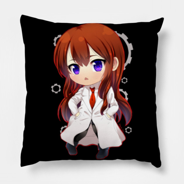 Wallpaper Steins Gate 0 Chibi Kurisu Steins Gate 0 Pillow Teepublic For Android