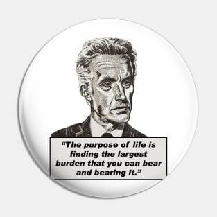 Jordan Peterson Quote #4 (original art version) Pin