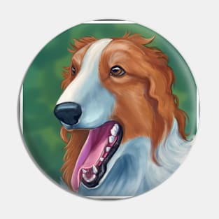 Borzoi Pin