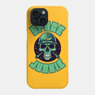 Space Junkie Logo Green Phone Case