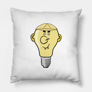 Smiling Light Bulb Pillow