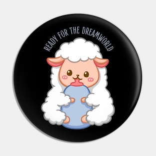 Ready for the dream world Hello little baby sheep in pajamas sleeping cute baby outfit Pin