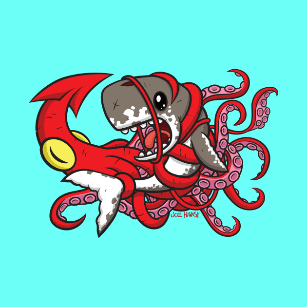 Squid Whale Hug by joehavasy