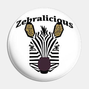 Zebralicious Pin