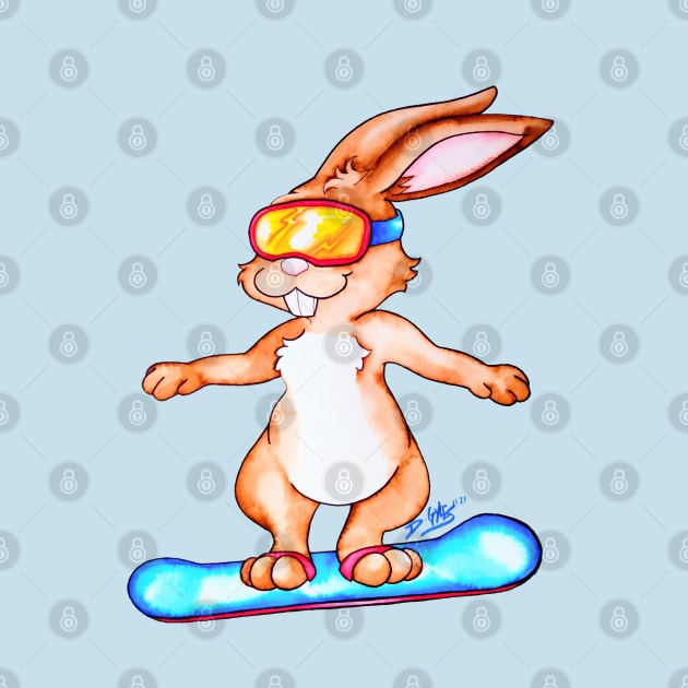 Boarder Bunny by ptowndanig