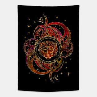 Leo Zodiac Fire element Tapestry