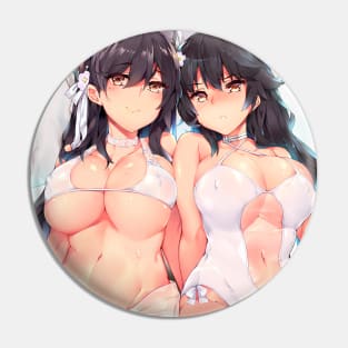 Atago and Takao azur lane Pin