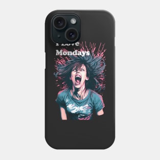 Scream Away Monday Blues Phone Case