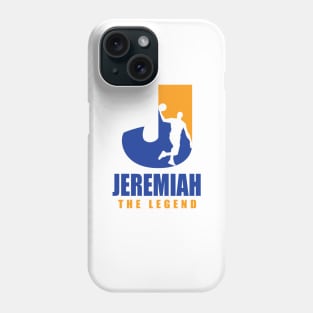 Jeremiah Custom Player Basketball Your Name The Legend T-Shirt Phone Case