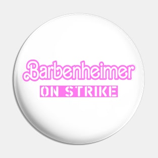 Barbenheimer On Strike X Pin