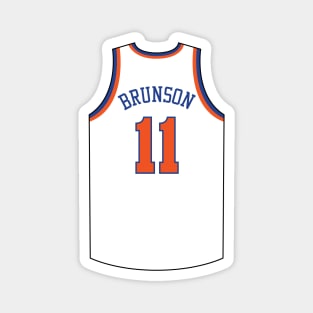 Jalen Brunson New York Jersey White Qiangy Magnet