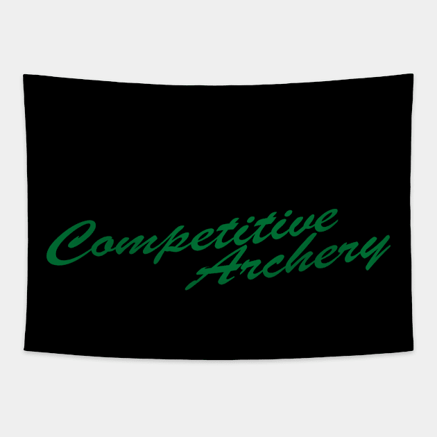 Competitive Archery T-Shirt Tapestry by NewWaveShop