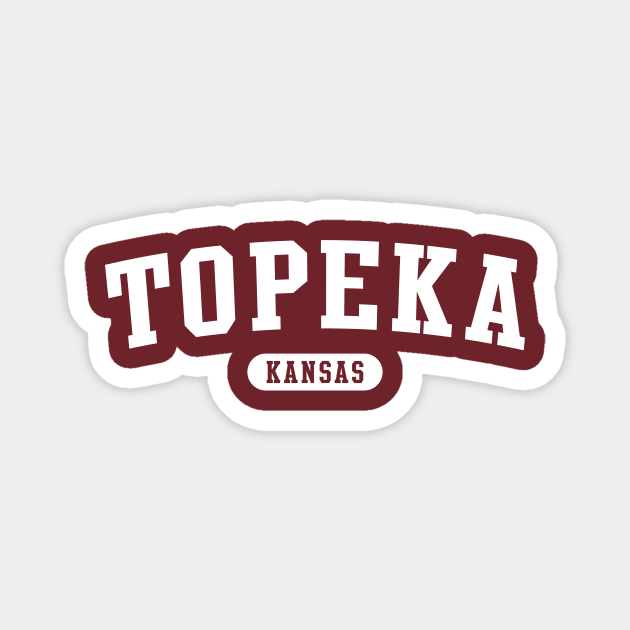 Topeka, Kansas Magnet by Novel_Designs