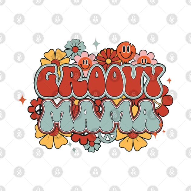 Groovy Mama by LEMOUS TEES