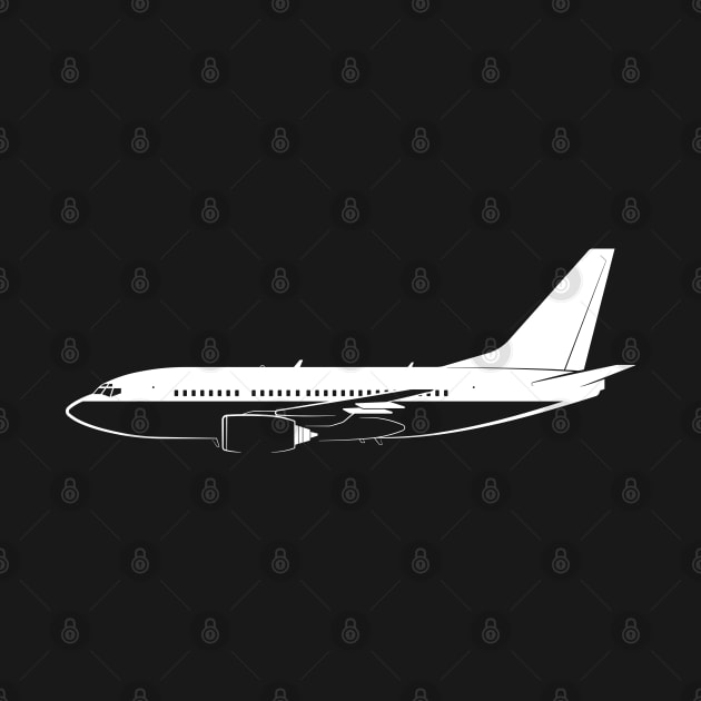 737-600 Silhouette by Car-Silhouettes