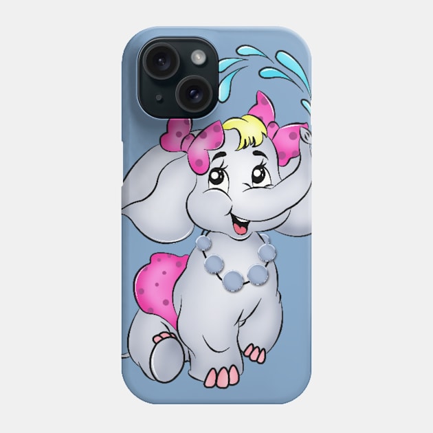 elephant and butterflies Phone Case by turquoiseserenity2017