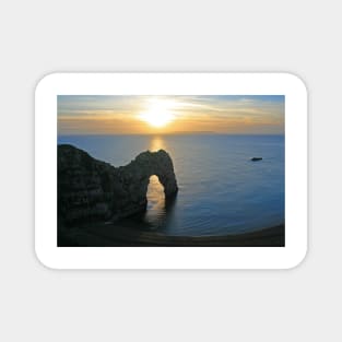 Sunset over Durdle Door Magnet