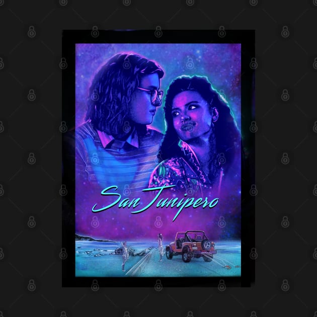 San Junipero, Yorkie and Kelly by Elizachadwickart 