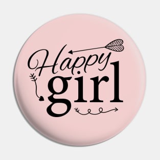 Happy Girl Pin