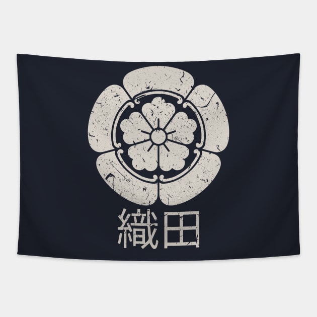 Oda Crest (White) Tapestry by MythoCulture