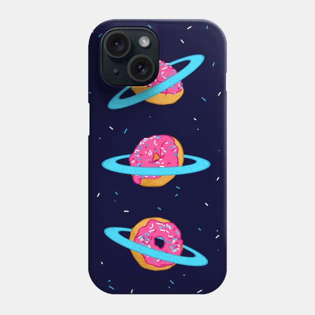 Sugar rings of Saturn Phone Case by zen4