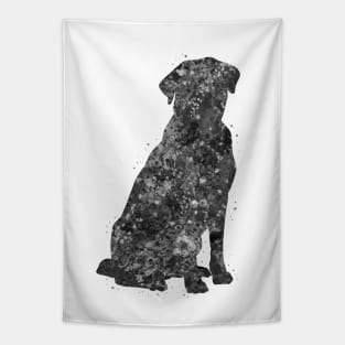 Labrador Retriever black and white Tapestry