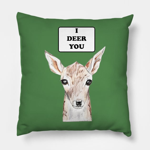 I deer you Pillow by DarkoRikalo86